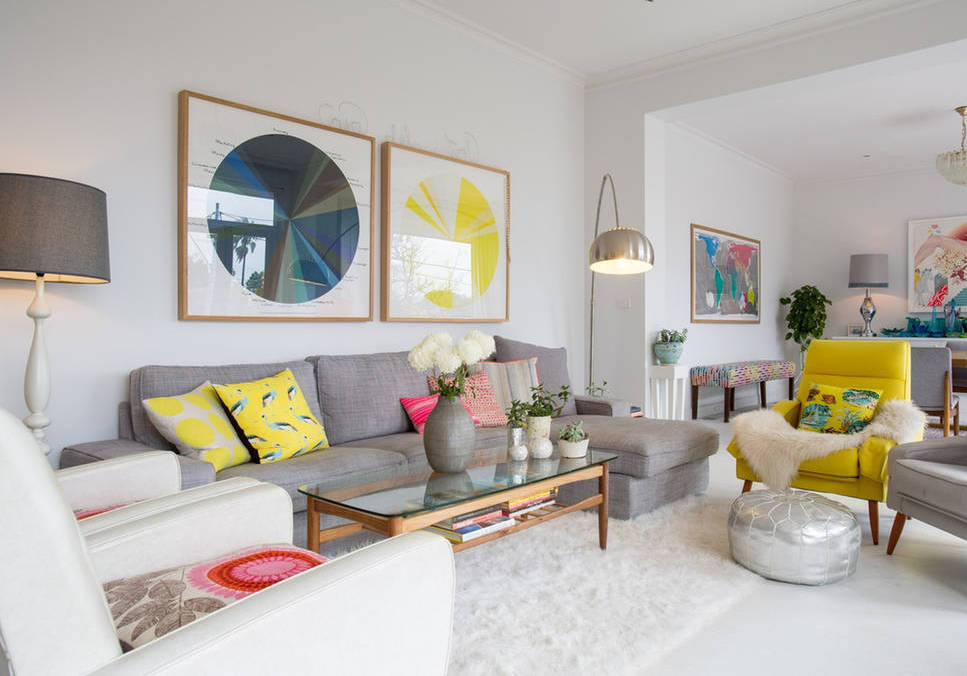 colour pop style living space available to hire for photoshoots