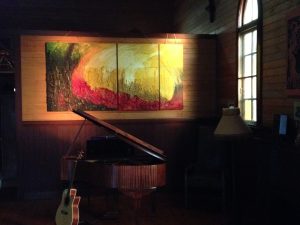 Piano and painting