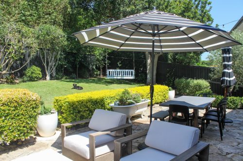 backyard outdoor area