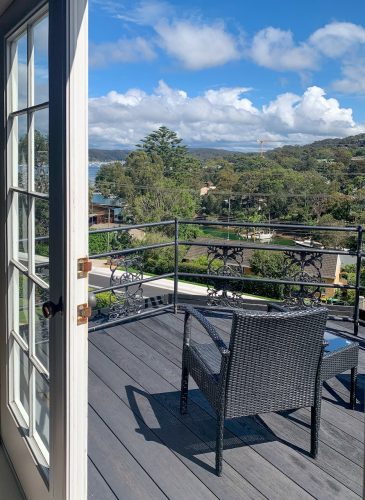 Akaroa, Newport_Balcony view