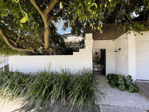 facade driveway garage
