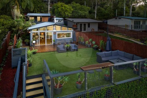 outdoor area garage