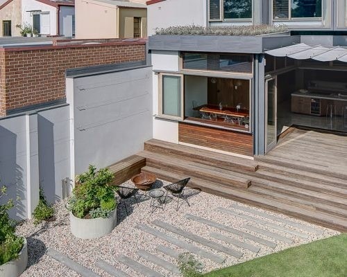 dining space garden established