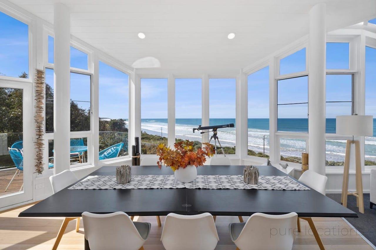 Dining room with ocean views available for corporate event space