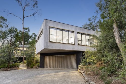 garage facade driveway