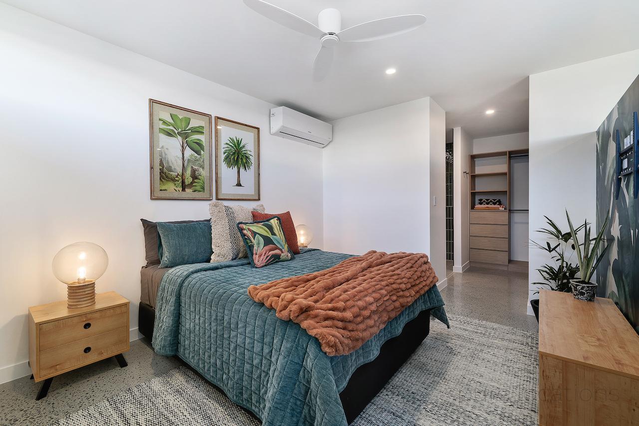 Modern bedroom decor ideas, Gold Coast bedroom for photoshoots