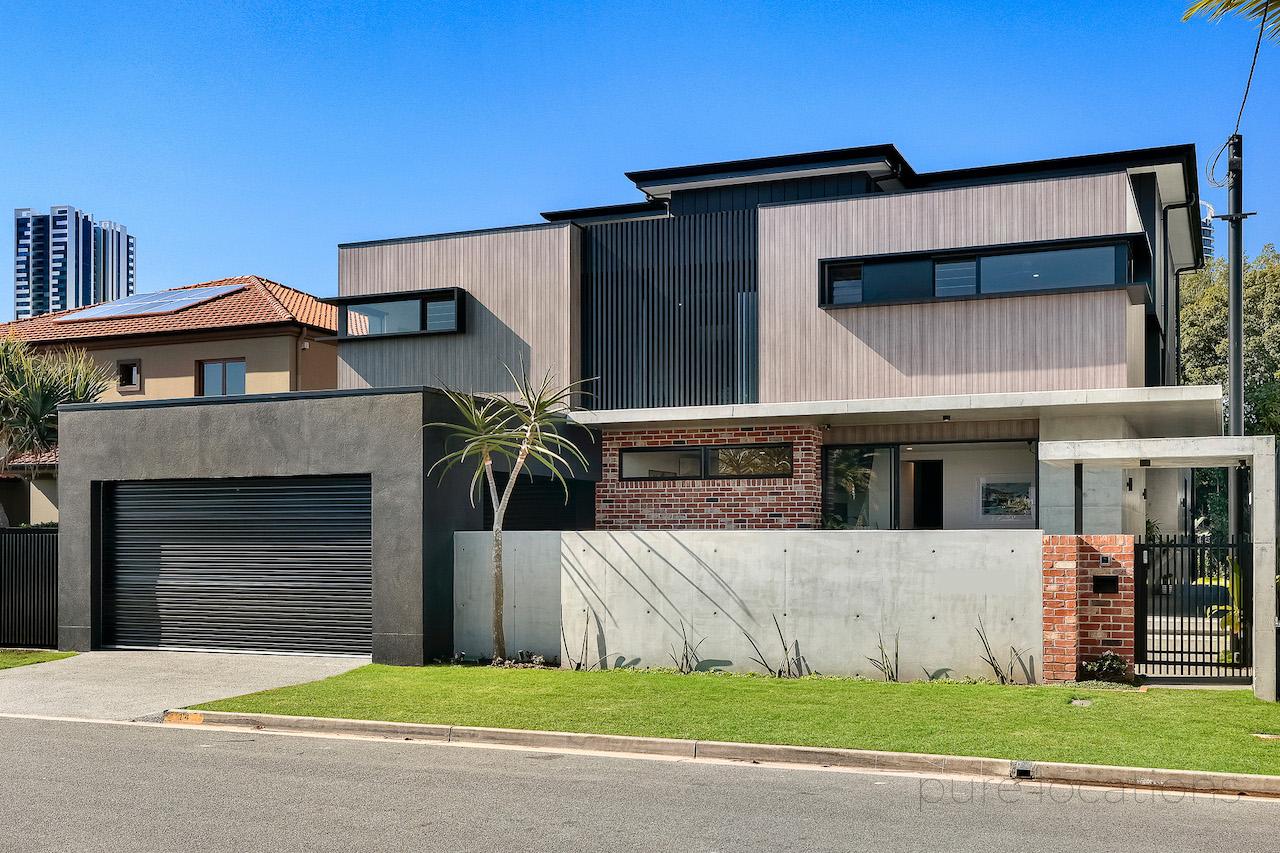Contemporary modern construction on the Gold Coast