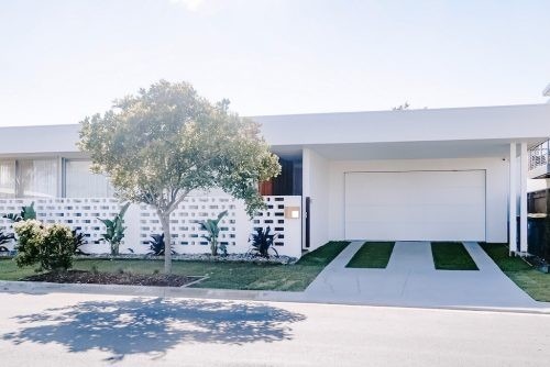 facade driveway garage