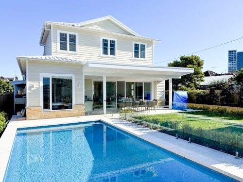 pool backyard