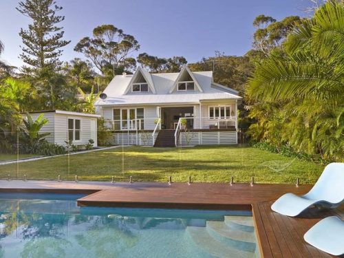 backyard pool