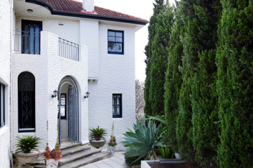 facade driveway garage