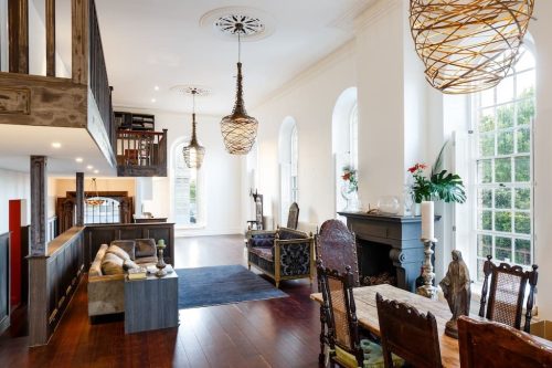 living room dining space