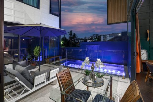 outdoor area pool