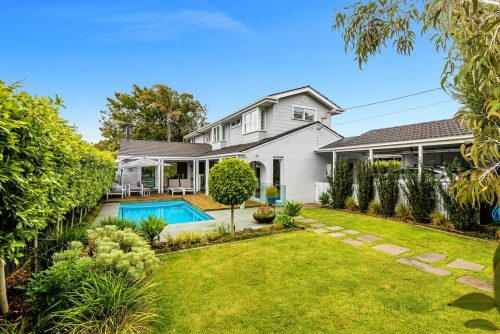 backyard pool