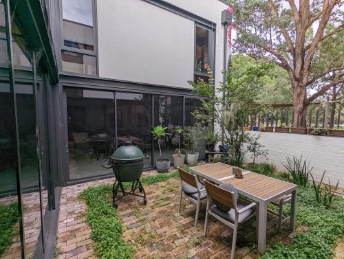 outdoor area backyard