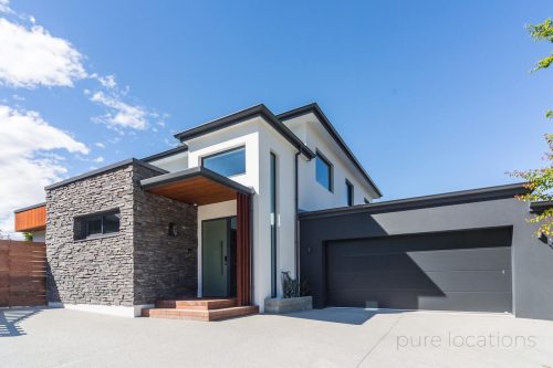 facade driveway garage