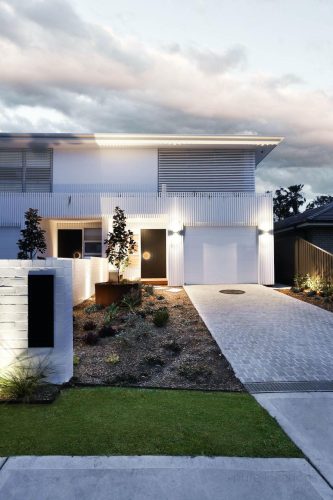 garage facade driveway