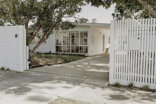 facade driveway garage