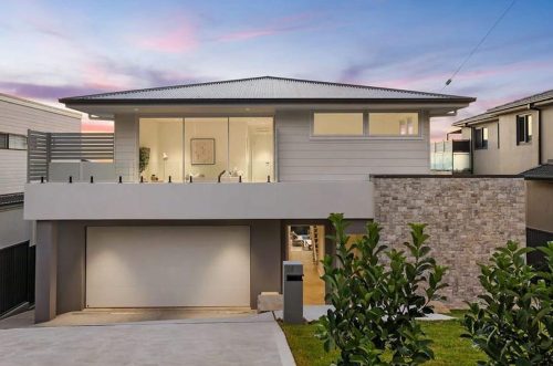 garage facade driveway