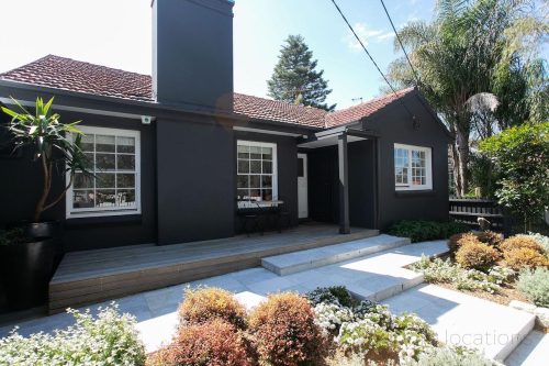 facade driveway garage