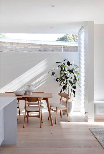 dining space kitchen
