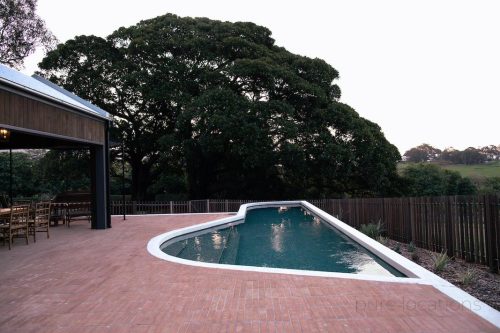 outdoor area pool
