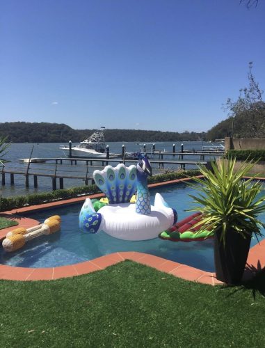 outdoor area pool