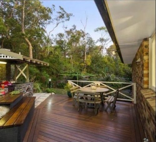 outdoor area backyard