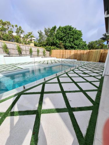 backyard pool