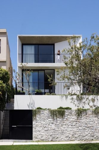 facade driveway garage