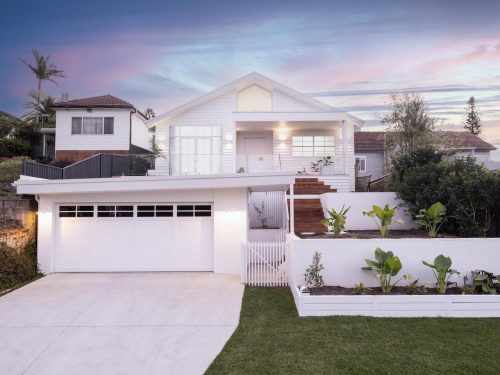 garage facade driveway