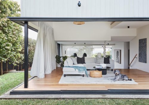 living room backyard