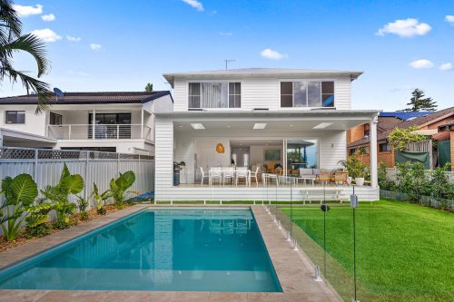 outdoor area backyard pool
