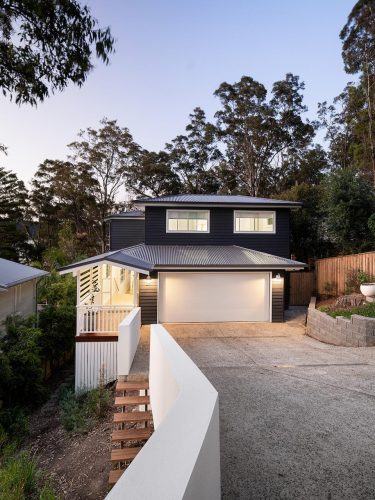 facade driveway garage