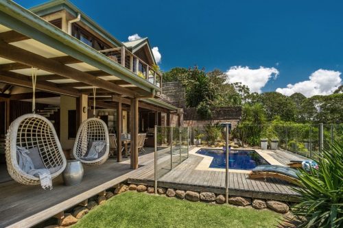 outdoor area pool