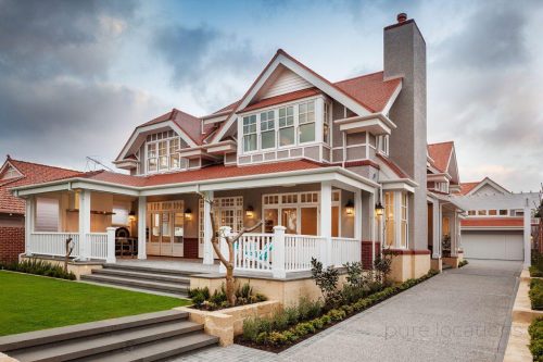 facade driveway garage
