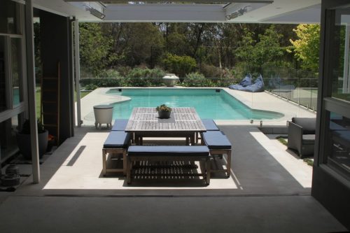 outdoor area pool