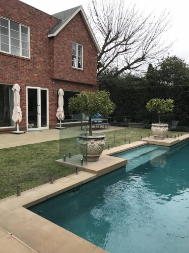 backyard pool outdoor area