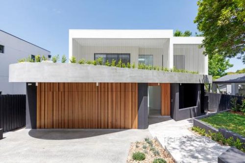 garage facade driveway