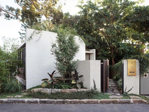 facade driveway garage