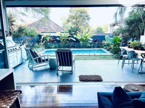 outdoor area pool