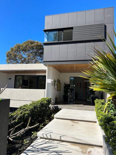 facade driveway garage