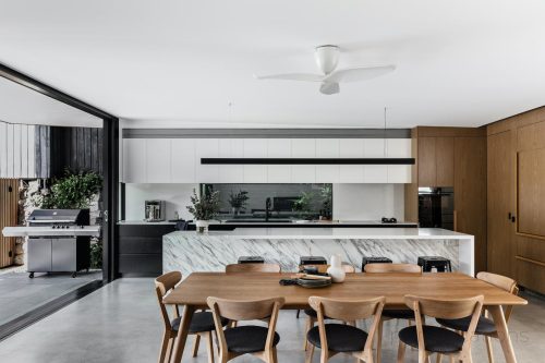 dining space kitchen