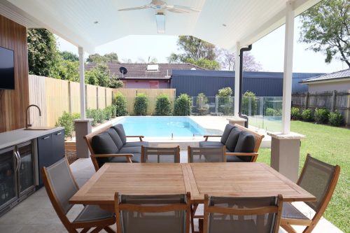 outdoor area pool