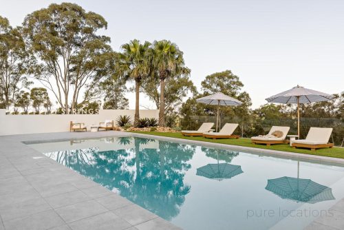 pool garden established