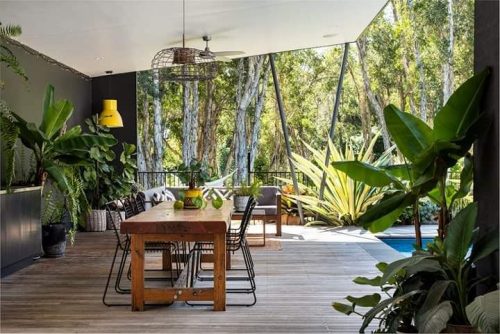 outdoor area pool