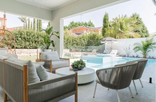 outdoor area backyard