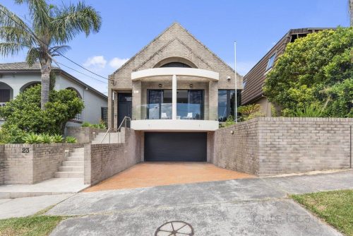facade driveway garage