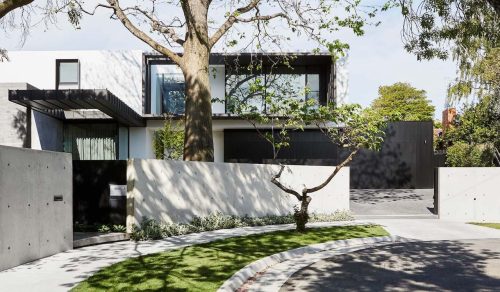 driveway facade garage