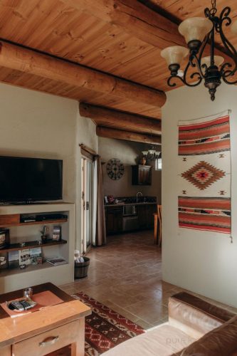 living room kitchen dining space